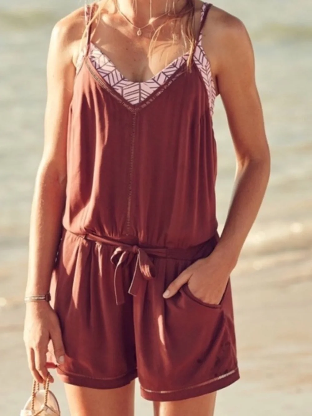 Anthropologie Lilka Nelisa Romper Size Medium - Picture 4 of 9